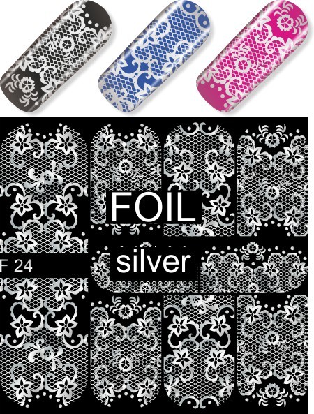 Sticker F24 Silver