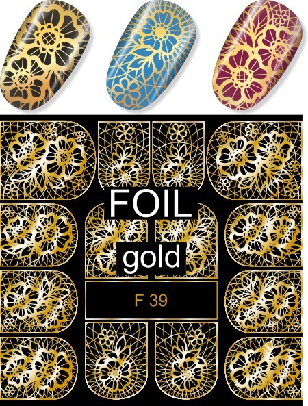 Sticker F39 Gold