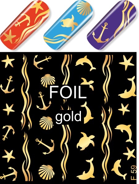 Sticker F059 Gold